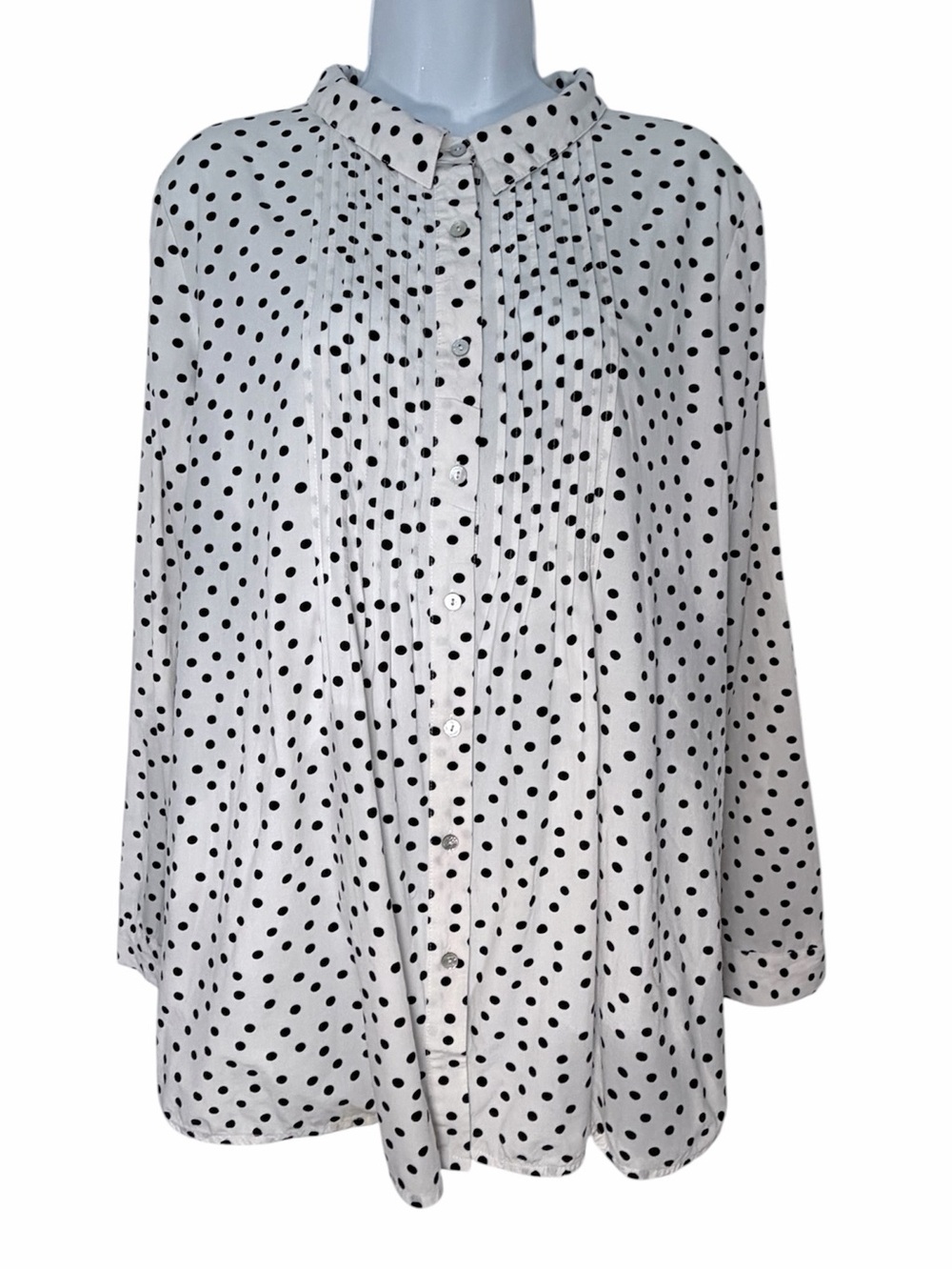 Seraphine Maternity Polka Dot Blouse Size 10